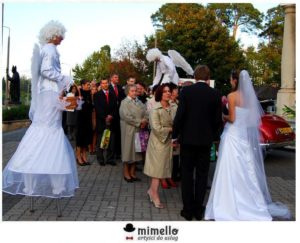 Anioły na Szczudłach na Ślubie – Szczudlarze Pionki (k. Radom)