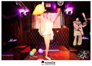 Mimello Carnival Circus Party w The EVE – Mimowie Żongler Warszawa Baletnica
