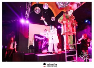 Mimello Carnival Circus Party w The EVE – Mimowie Żongler Warszawa Baletnica