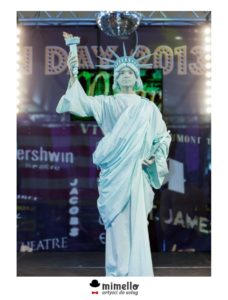 Mim Statua Wolności – Amerkański Dzień w Radomiu
