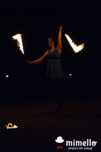 Niezwykły pokaz Fireshow podczas Wesela - Taniec z Ogniem Opalenica