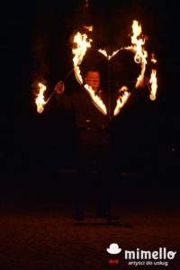 Niezwykły pokaz Fireshow podczas Wesela - Taniec z Ogniem Opalenica