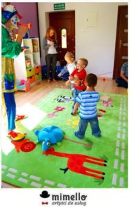Studio Kreatywnego Rozwoju dla Dzieci BubaLuba – otwarcie – Klaun Warszawa